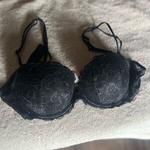 PINK Victoria's Secret Black Lace Bra